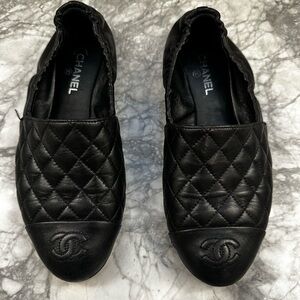 Quilted Chanel Moccasin/Flats 36.5